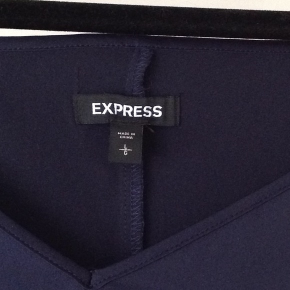 🍃🌹by Express - 'In-Door/Out-Door' Navy Maxi Gown - Picture 5 of 6